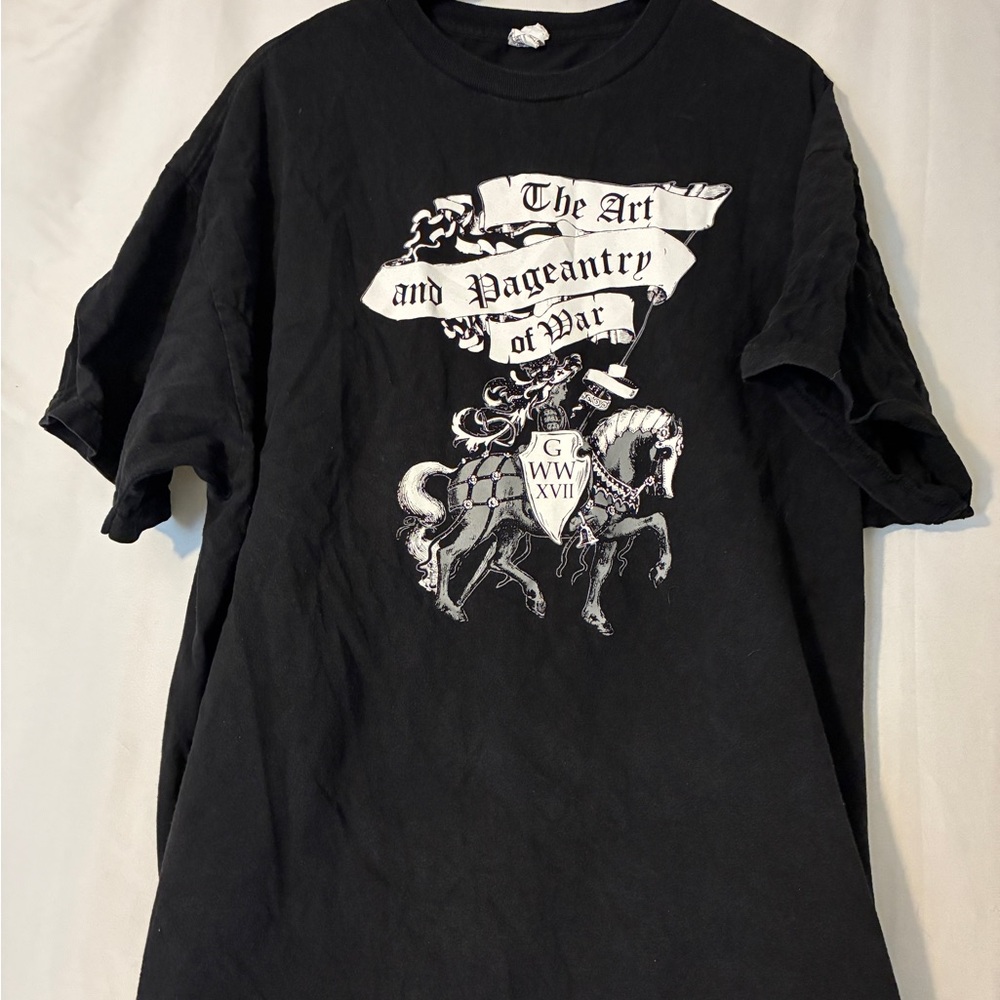 Black Graphic Tee 3X - The Art and Pageantry of War